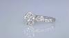 2.00ct Natural Cushion Cut Pave Authentic Diamond Engagement Ring Gia Certified.