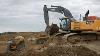 New John Deere 120 Excavator Decal Set with 12' x 5 Black Stripe JD Decals.
